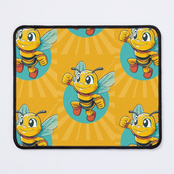 Item preview, Anthropomorphic Superhero Bee in Vibrant Colors designed and sold by Piotrek0001.