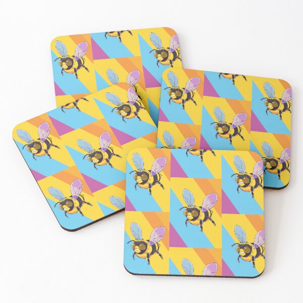 Item preview, Anthropomorphic Superhero Bee in Vibrant Colors designed and sold by Piotrek0001.