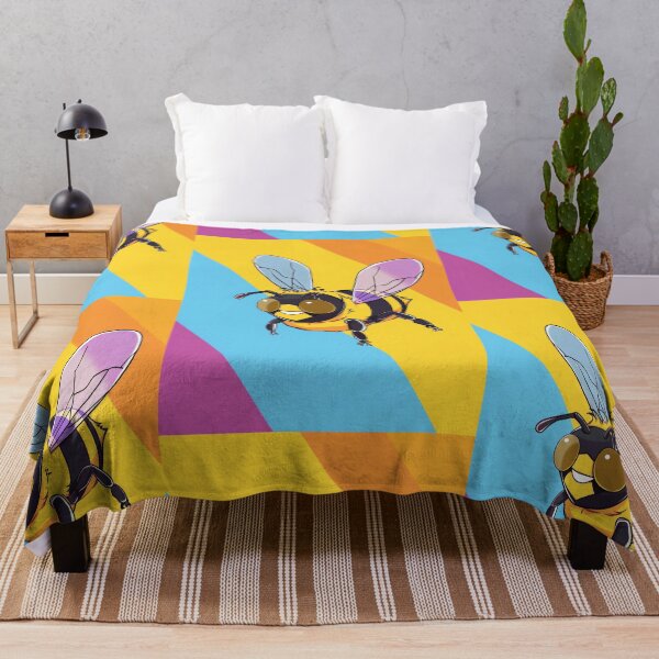 Item preview, Anthropomorphic Superhero Bee in Vibrant Colors designed and sold by Piotrek0001.