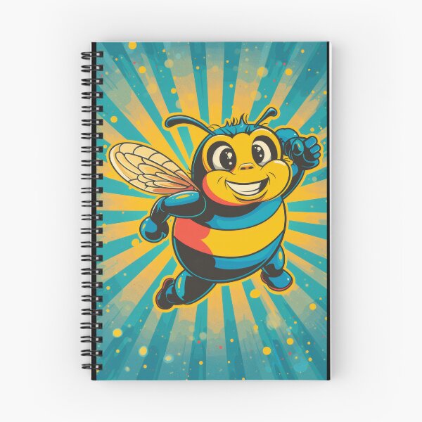 Item preview, Anthropomorphic Superhero Bee in Vibrant Colors designed and sold by Piotrek0001.