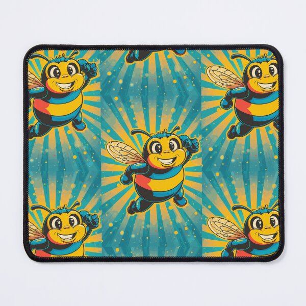 Item preview, Anthropomorphic Superhero Bee in Vibrant Colors designed and sold by Piotrek0001.