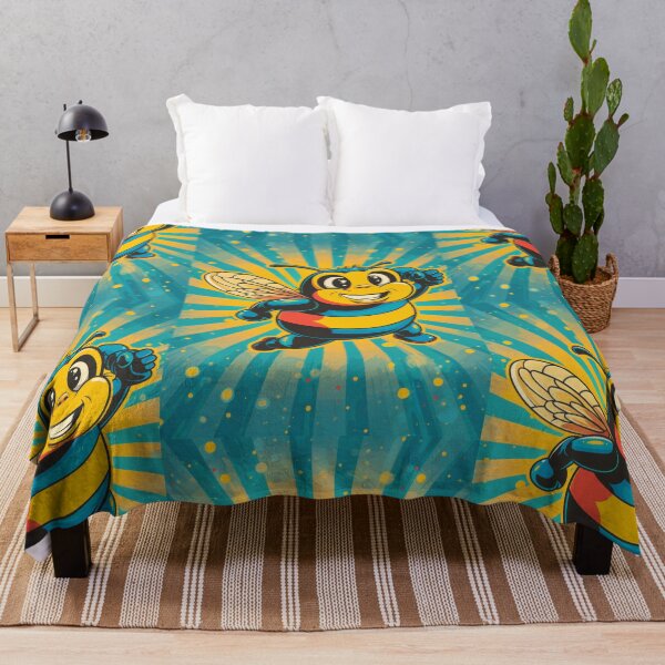 Item preview, Anthropomorphic Superhero Bee in Vibrant Colors designed and sold by Piotrek0001.