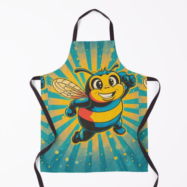 Item preview, Anthropomorphic Superhero Bee in Vibrant Colors designed and sold by Piotrek0001.