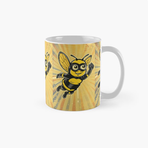 Item preview, Anthropomorphic Superhero Bee in Vibrant Colors designed and sold by Piotrek0001.