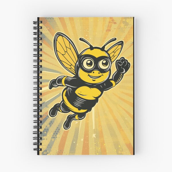 Item preview, Anthropomorphic Superhero Bee in Vibrant Colors designed and sold by Piotrek0001.