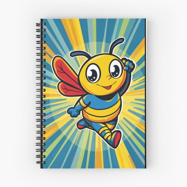 Item preview, Anthropomorphic Superhero Bee in Vibrant Colors designed and sold by Piotrek0001.
