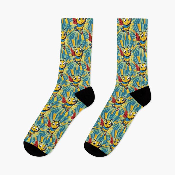 Item preview, Anthropomorphic Superhero Bee in Vibrant Colors designed and sold by Piotrek0001.