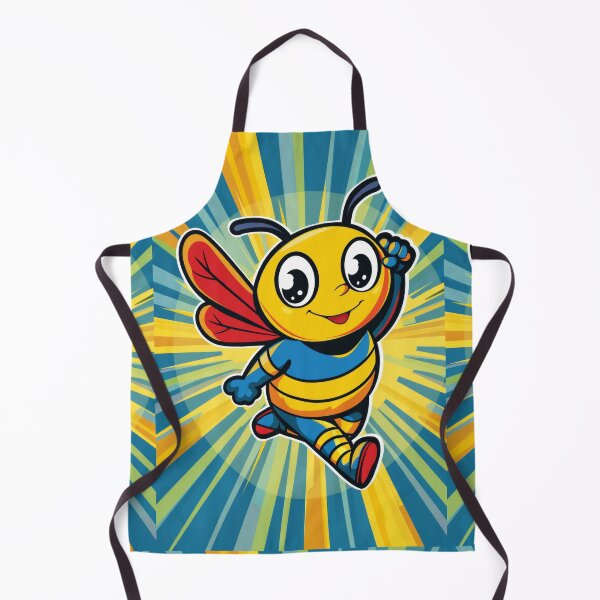 Item preview, Anthropomorphic Superhero Bee in Vibrant Colors designed and sold by Piotrek0001.