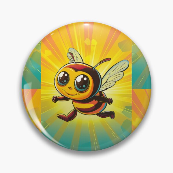 Item preview, Anthropomorphic Superhero Bee in Vibrant Colors designed and sold by Piotrek0001.