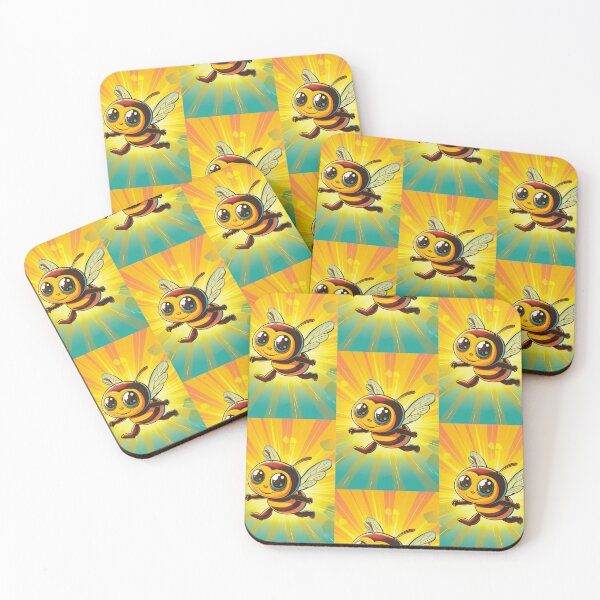 Item preview, Anthropomorphic Superhero Bee in Vibrant Colors designed and sold by Piotrek0001.