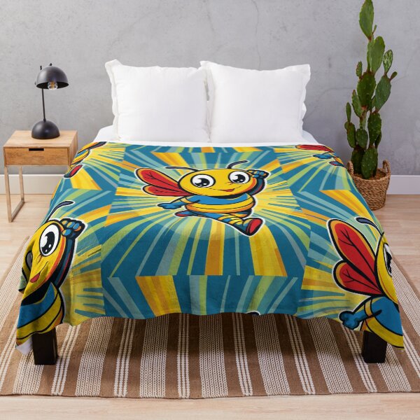 Item preview, Anthropomorphic Superhero Bee in Vibrant Colors designed and sold by Piotrek0001.