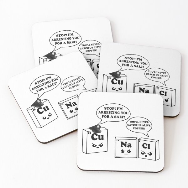 Item preview, Salt And Copper Periodic Table designed and sold by ScienceCorner.