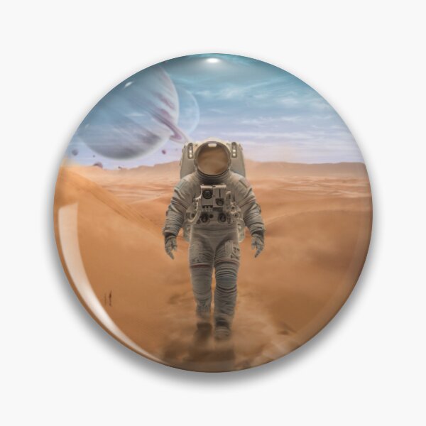 Item preview, Astronaut in Desert Planet designed and sold by Cosmic-Vague.