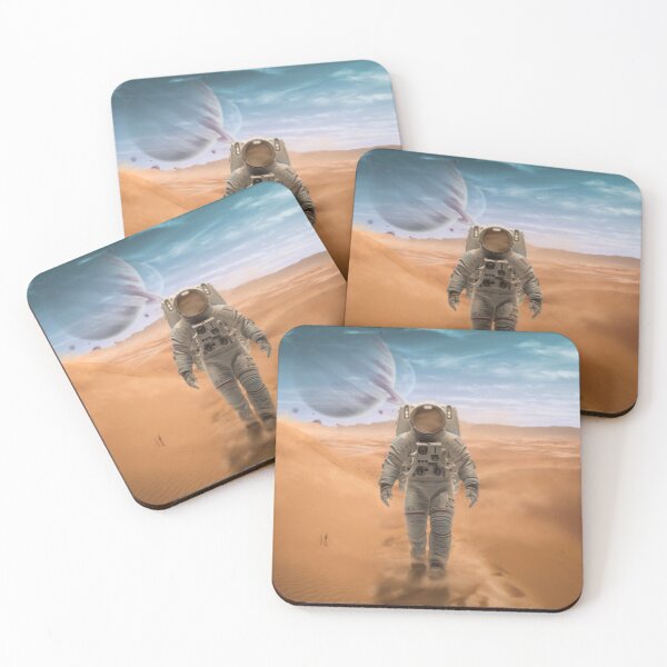 Item preview, Astronaut in Desert Planet designed and sold by Cosmic-Vague.