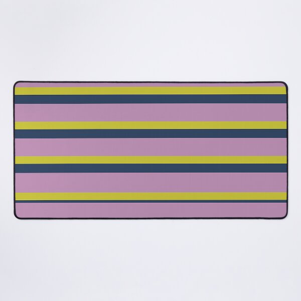 Item preview, Horizontal wide and thick stripe fashion pink blue and yellow colors designed and sold by Carlos Gudino.