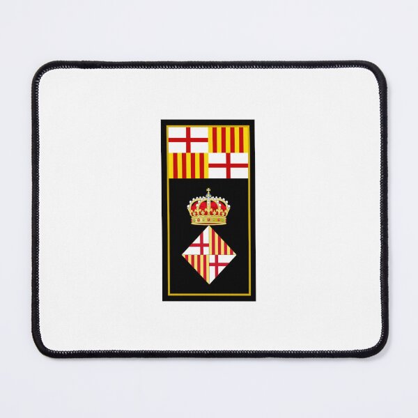 Item preview, Barcelona Flag & Coat of arms designed and sold by adamst555.