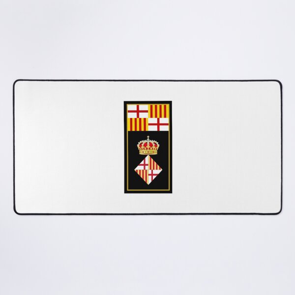 Item preview, Barcelona Flag & Coat of arms designed and sold by adamst555.