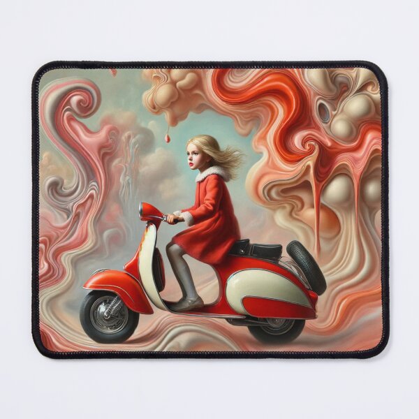 Item preview, Emma on a scooter designed and sold by JPdesignPunk.