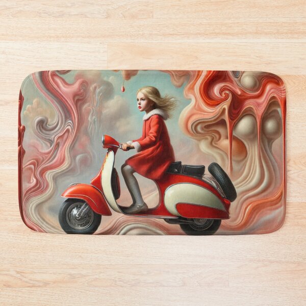 Item preview, Emma on a scooter designed and sold by JPdesignPunk.