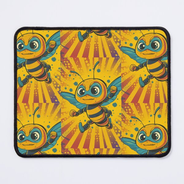 Item preview, Anthropomorphic Superhero Bee in Vibrant Colors designed and sold by Piotrek0001.