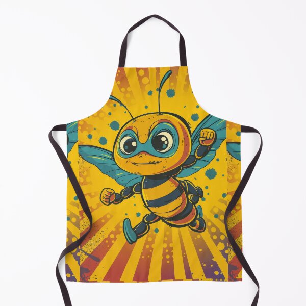 Item preview, Anthropomorphic Superhero Bee in Vibrant Colors designed and sold by Piotrek0001.