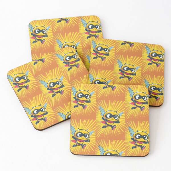 Item preview, Anthropomorphic Superhero Bee in Vibrant Colors designed and sold by Piotrek0001.
