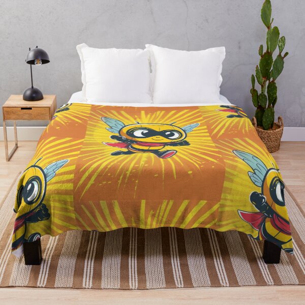 Item preview, Anthropomorphic Superhero Bee in Vibrant Colors designed and sold by Piotrek0001.