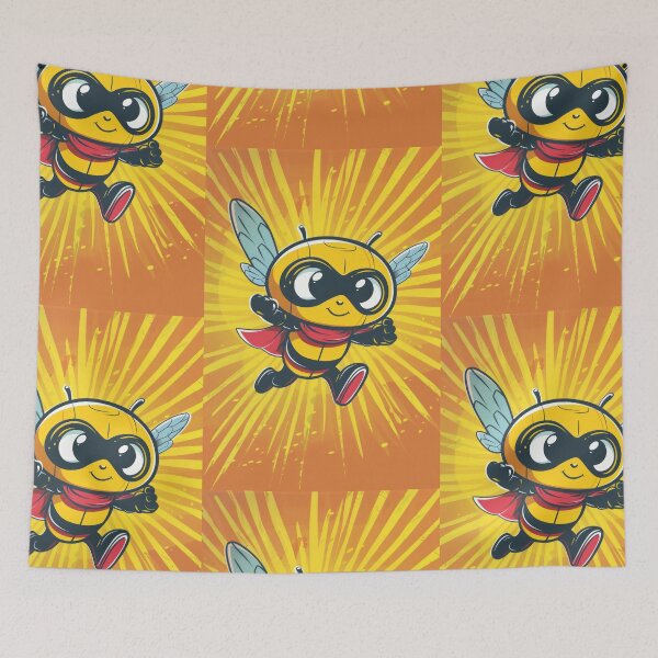 Item preview, Anthropomorphic Superhero Bee in Vibrant Colors designed and sold by Piotrek0001.