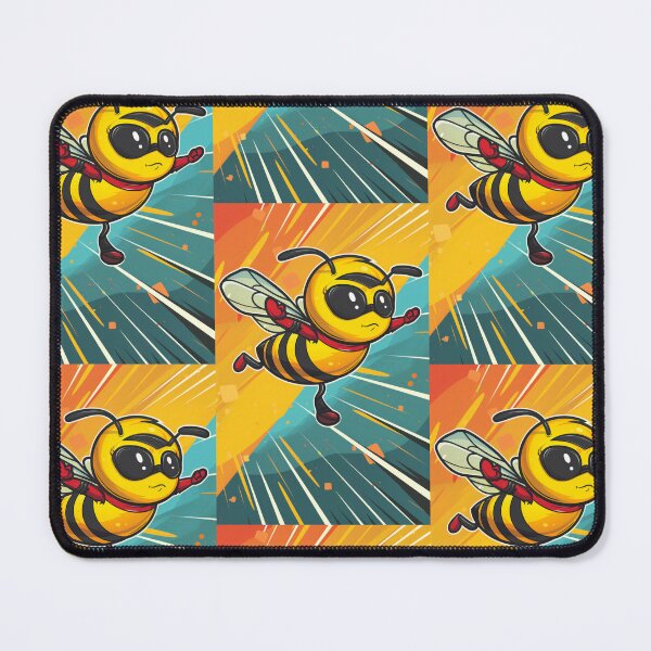 Item preview, Anthropomorphic Superhero Bee in Vibrant Colors designed and sold by Piotrek0001.