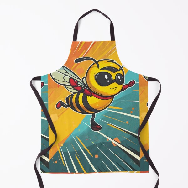 Item preview, Anthropomorphic Superhero Bee in Vibrant Colors designed and sold by Piotrek0001.