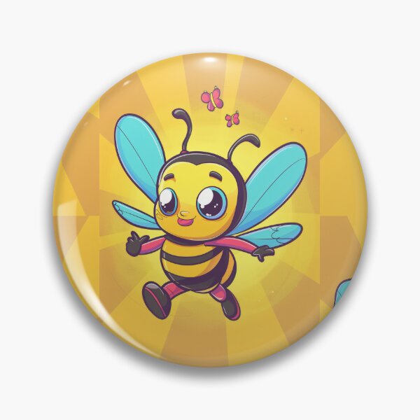 Item preview, Anthropomorphic Superhero Bee in Vibrant Colors designed and sold by Piotrek0001.