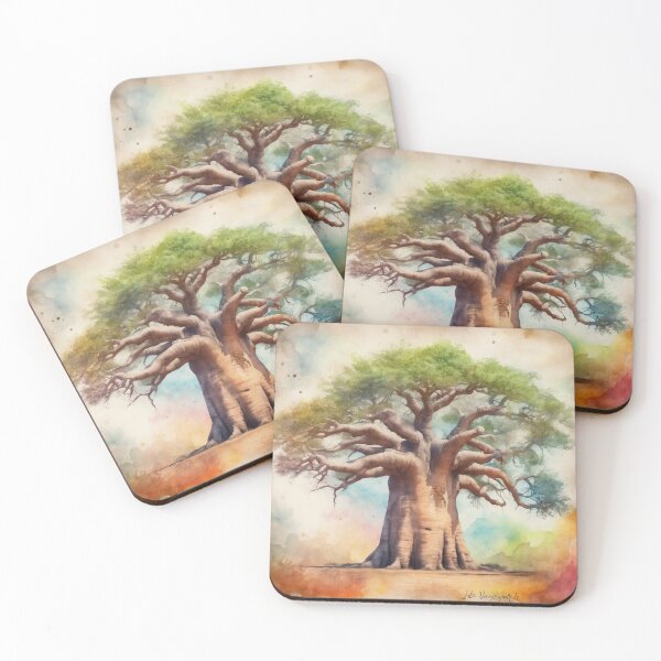 Item preview, Baobab ,watercolor designed and sold by TrendyGenZArt.