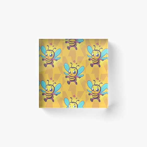 Item preview, Anthropomorphic Superhero Bee in Vibrant Colors designed and sold by Piotrek0001.