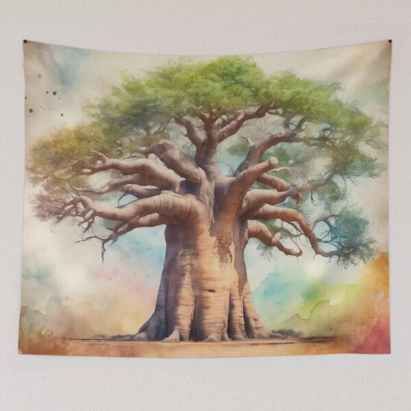 Item preview, Baobab ,watercolor designed and sold by TrendyGenZArt.