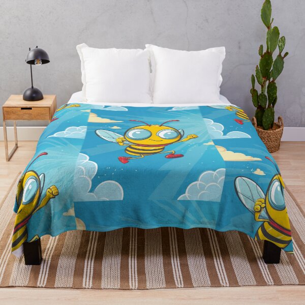 Item preview, Anthropomorphic Superhero Bee in Vibrant Colors designed and sold by Piotrek0001.