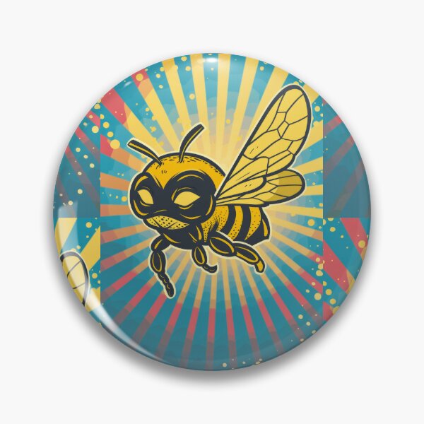 Item preview, Copy of Anthropomorphic Superhero Bee in Vibrant Colors designed and sold by Piotrek0001.