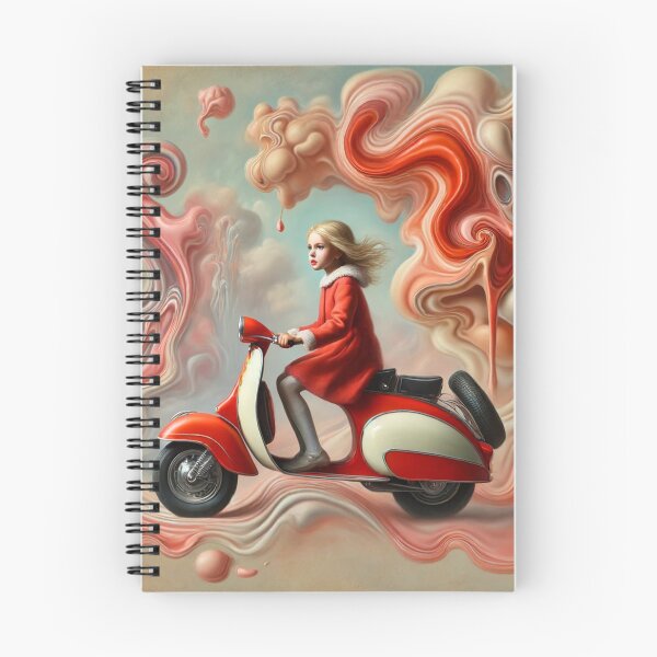 Item preview, Emma on a scooter designed and sold by JPdesignPunk.