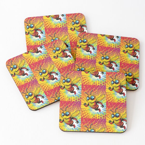 Item preview, Anthropomorphic Superhero Bee in Vibrant Colors designed and sold by Piotrek0001.