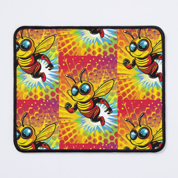 Item preview, Anthropomorphic Superhero Bee in Vibrant Colors designed and sold by Piotrek0001.