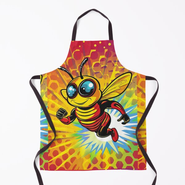 Item preview, Anthropomorphic Superhero Bee in Vibrant Colors designed and sold by Piotrek0001.