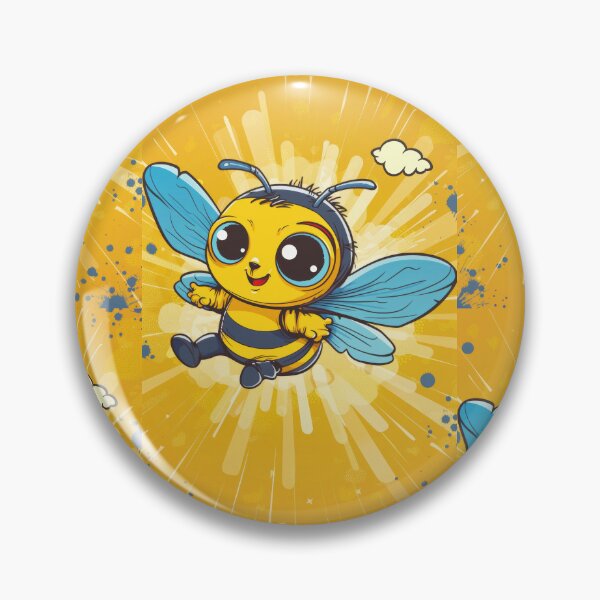 Item preview, Anthropomorphic Superhero Bee in Vibrant Colors designed and sold by Piotrek0001.