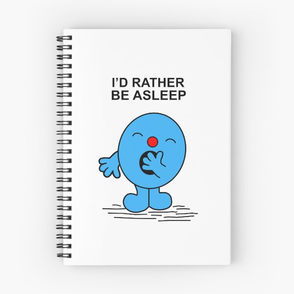 Item preview, Mr Men Id rather be asleep designed and sold by Scat the cat.