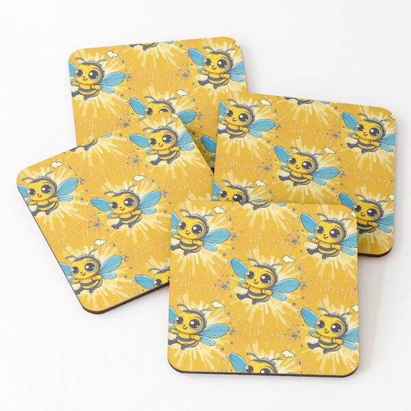 Item preview, Anthropomorphic Superhero Bee in Vibrant Colors designed and sold by Piotrek0001.