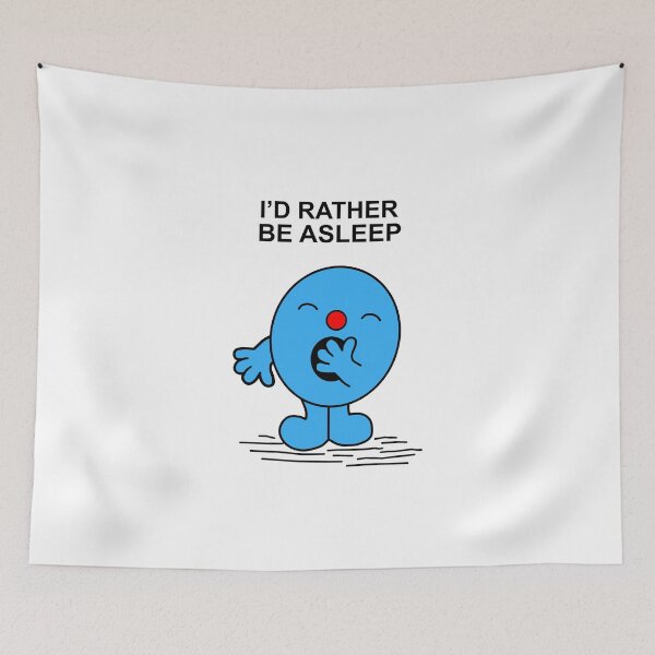 Item preview, Mr Men Id rather be asleep designed and sold by Scat the cat.