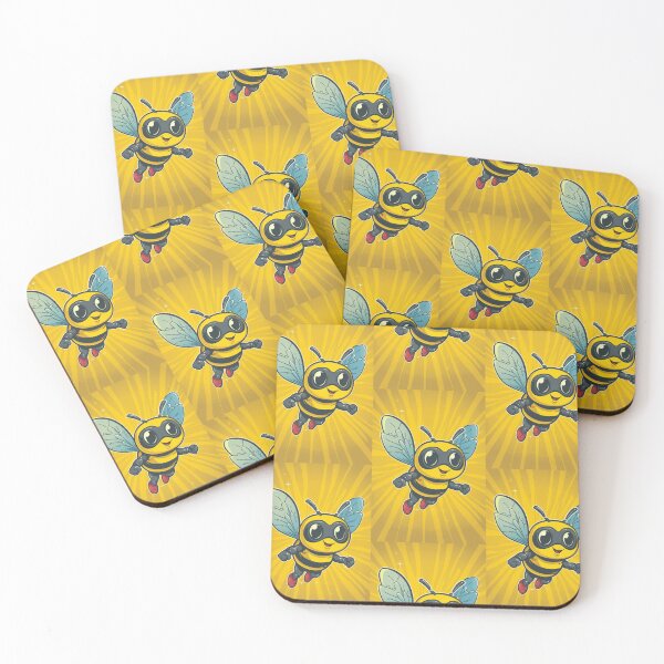 Item preview, Anthropomorphic Superhero Bee in Vibrant Colors designed and sold by Piotrek0001.