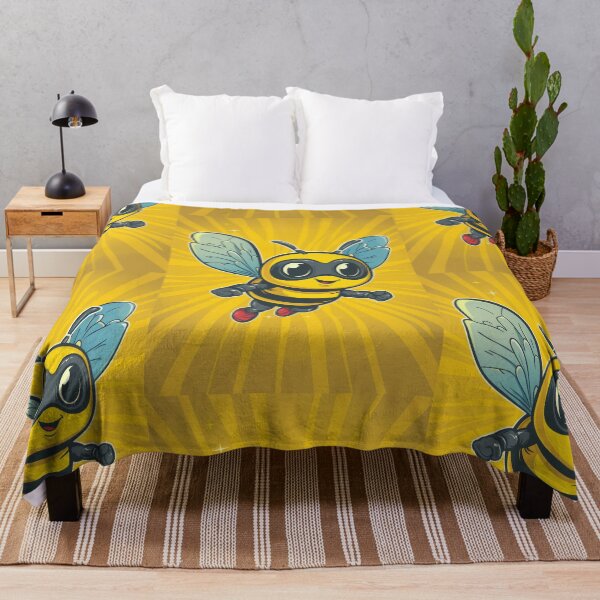 Item preview, Anthropomorphic Superhero Bee in Vibrant Colors designed and sold by Piotrek0001.