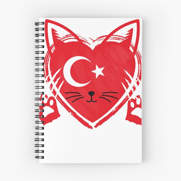 Item preview, Türkiye, Flagge, Katzenliebhaber Herz designed and sold by GermanArt40.