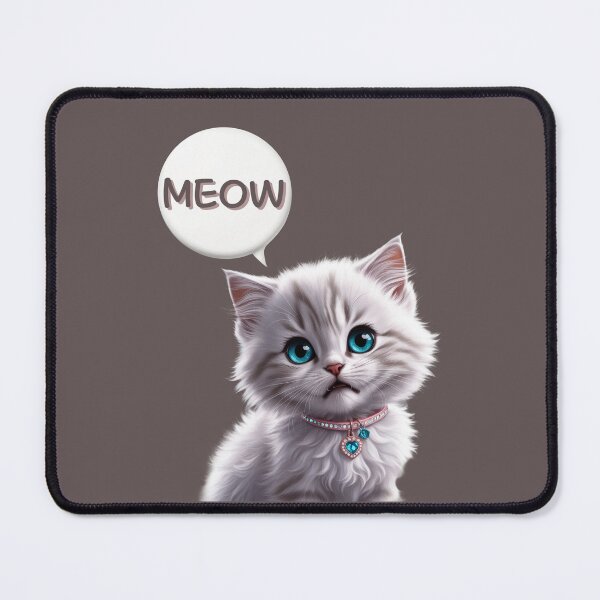 Item preview, Miau gato blanco persa designed and sold by Moreas.