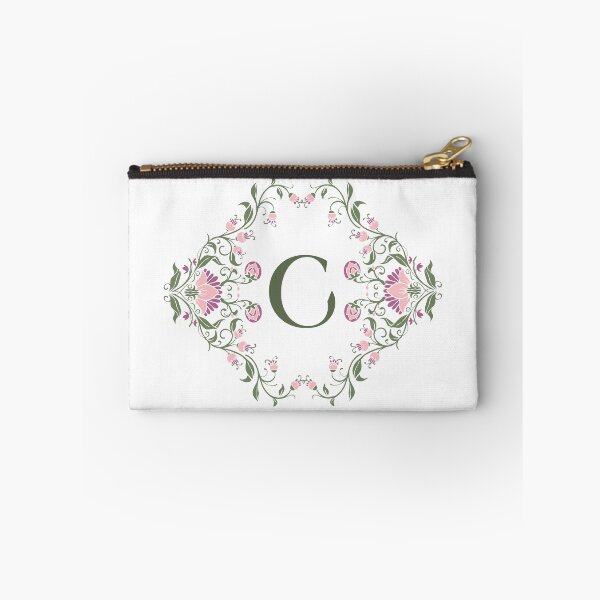 Item preview, Floral Initial Framed Monogram C designed and sold by funbynikki.