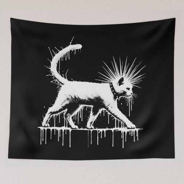 Item preview, Punk Cat Street art Splash designed and sold by TomFrontierArt.